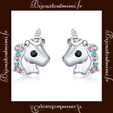 Boucles d'Oreilles Licorne