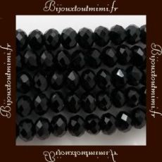 Bracelets 5 Rangs en  Perles Noires by Ikita Paris