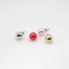 Boucles d'Oreilles Perles 1cm - 4 coloris