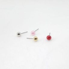 Boucles d'Oreilles Perles 5mm - 4 coloris