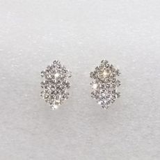 Boucles d'Oreilles Style Diamants et Brillance