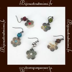 Boucles d'Oreilles Fleurs & Diamants - 5 Modèles By ikita Paris