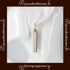 Boucles d'Oreilles Pendantes By ikita Paris