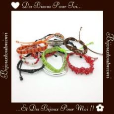 Lot 10 Bracelets par Ikita Paris