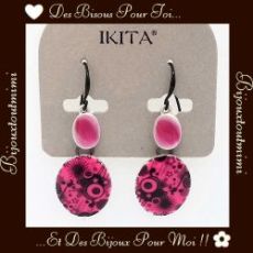 Boucles d'Oreilles Pendantes par Ikita Paris