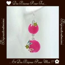 Boucles d'Oreilles Fruits & Paillettes par Ikita Paris