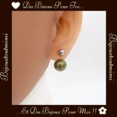 Boucles d'Oreilles Perles & Paillettes Ikita Paris