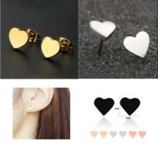 Boucles d'oreilles petit coeur