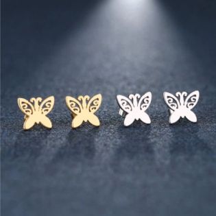 Boucles d'oreilles Papillon Stylé