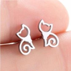 Boucles d'oreilles Petit Chat