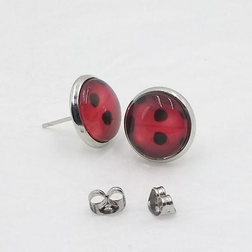 Boucles d'Oreilles Ladybug & Chat Noir