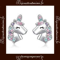 Boucles d'Oreilles Licorne