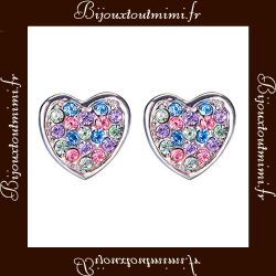 Boucles d'Oreilles Coeur