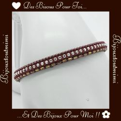 Petit Bracelet en Cuir par Ikita Paris