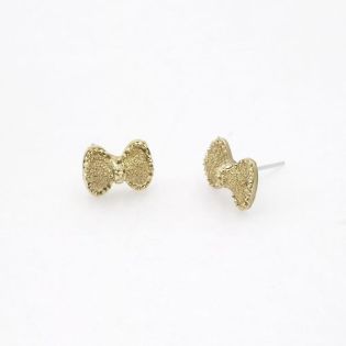 Boucles d'oreilles Noeuds dorés