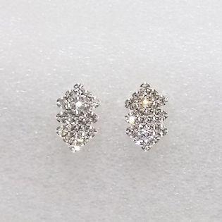 Boucles d'Oreilles Style Diamants et Brillance