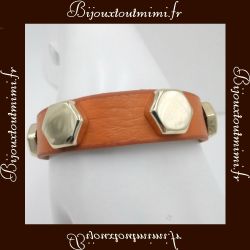 Joli Bracelet Marron Doré Ikita 