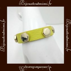 Joli Bracelet Jaune Doré Ikita 