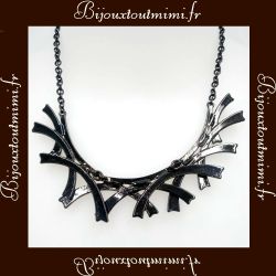 Collier Ikita Noir & Brillance