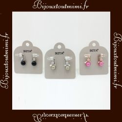 Boucles d'Oreilles ikita Perles & Paillettes