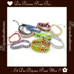 Lot 10 Bracelets par Ikita Paris