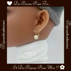 Boucles d'Oreilles Perle Ikita Paris