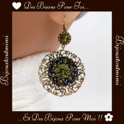 Boucles d'Oreilles Pendantes Ikita Paris