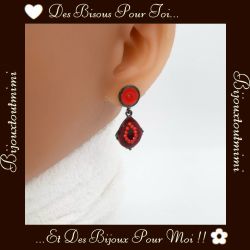 Boucles d'Oreilles Pendantes Ikita Paris