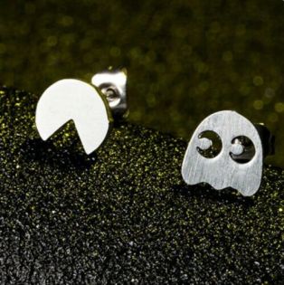 Boucles d'oreilles Pac Man