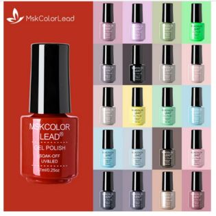 Gel Polish Ongles uv ou Led msk 7ml - 10 coloris